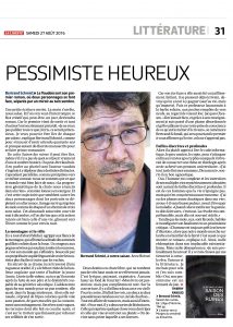Interview par Thierry Raboud dans La Liberté